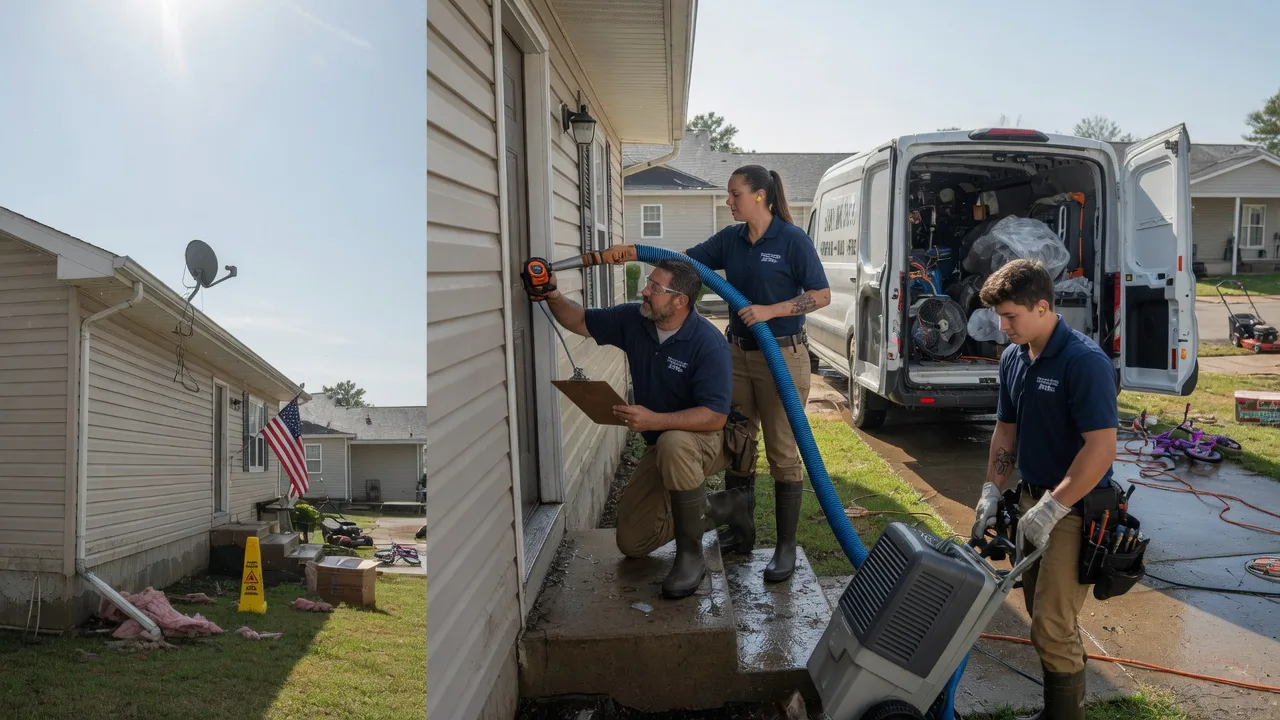 Ceiling Water Damage Restoration in Heath, OH near me